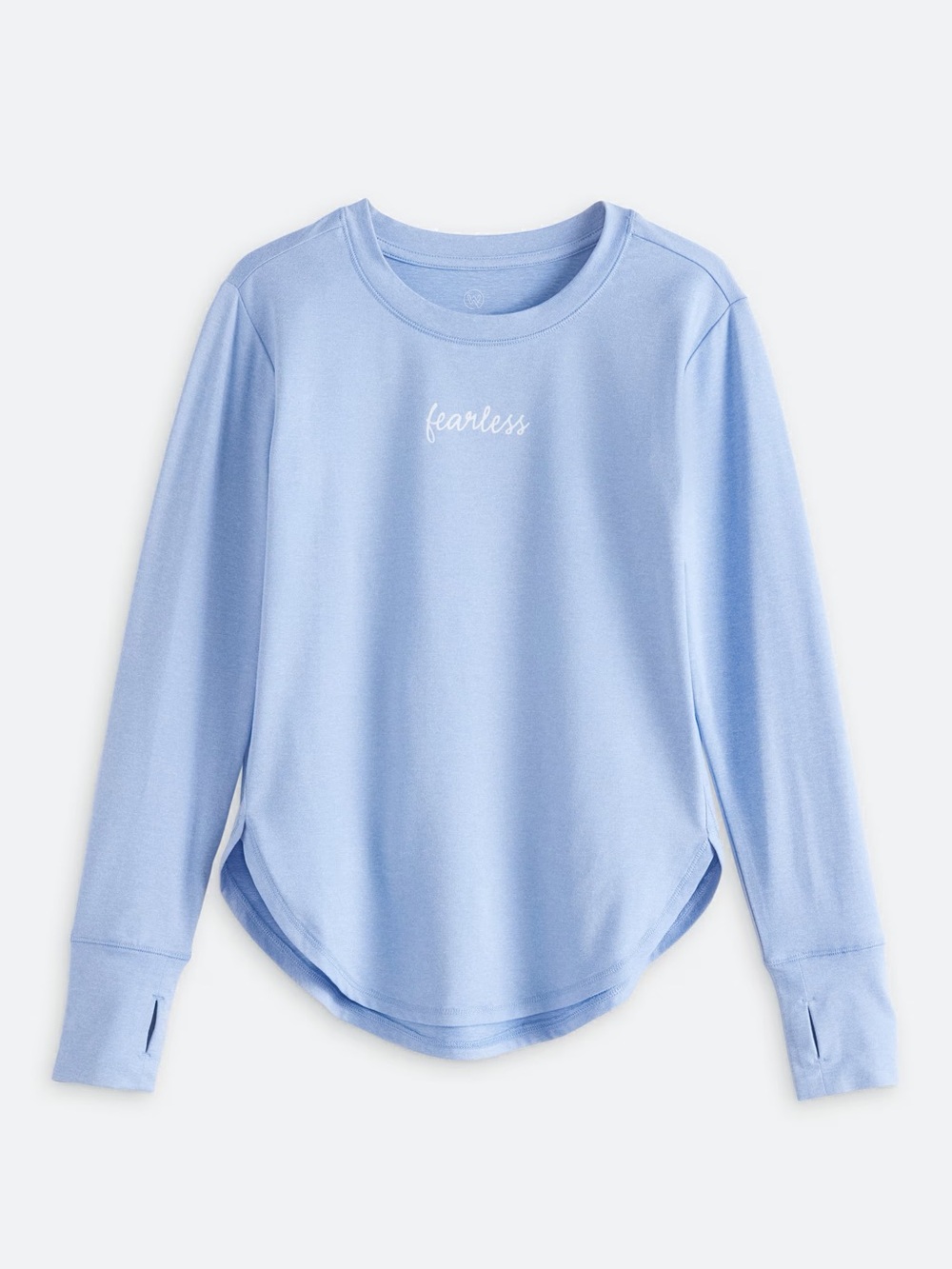 Kids Long Sleeve Tee - Light Blue